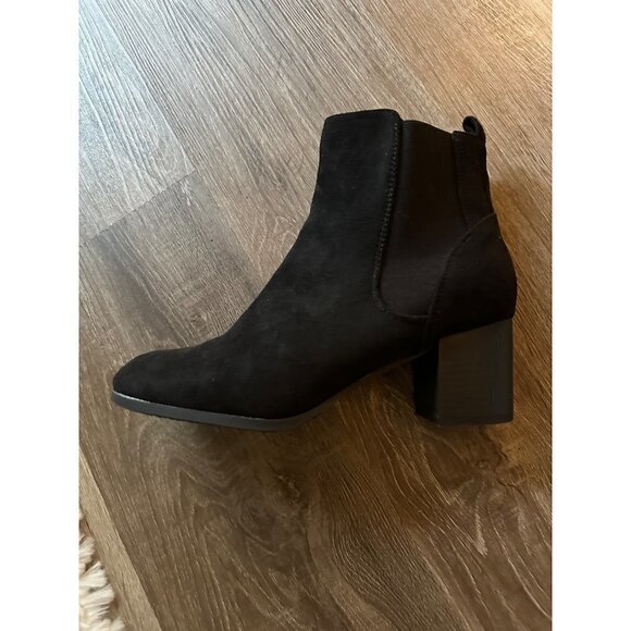 Dream Paris Black Booties Size 8 - Picture 1 of 10